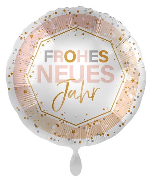 Folienballon - Frohes neues Jahr - ø 43cm